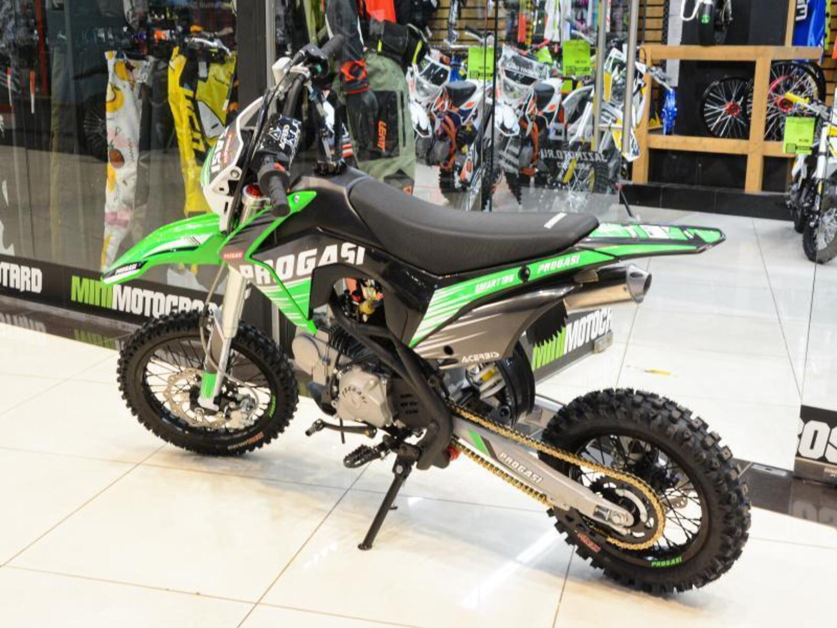 Питбайк Progasi SMART 125 MINI Зеленый-2